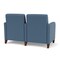 Lesro Siena Lounge Reception 2 Seat Tandem Seating, Walnut, MD Titan Upholstery SN2103 - alternate 2